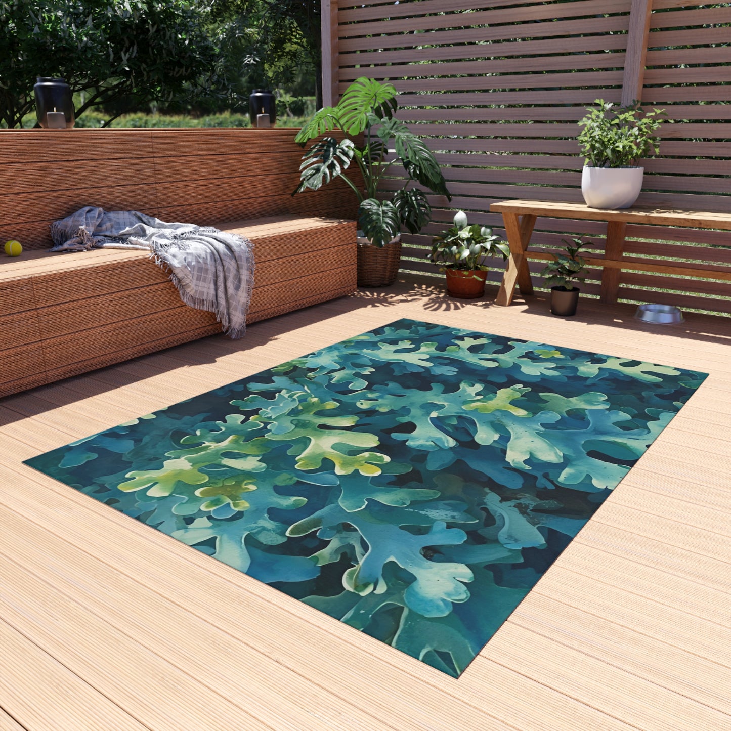 Serene Sea Moss Indoor/Outdoor Rug