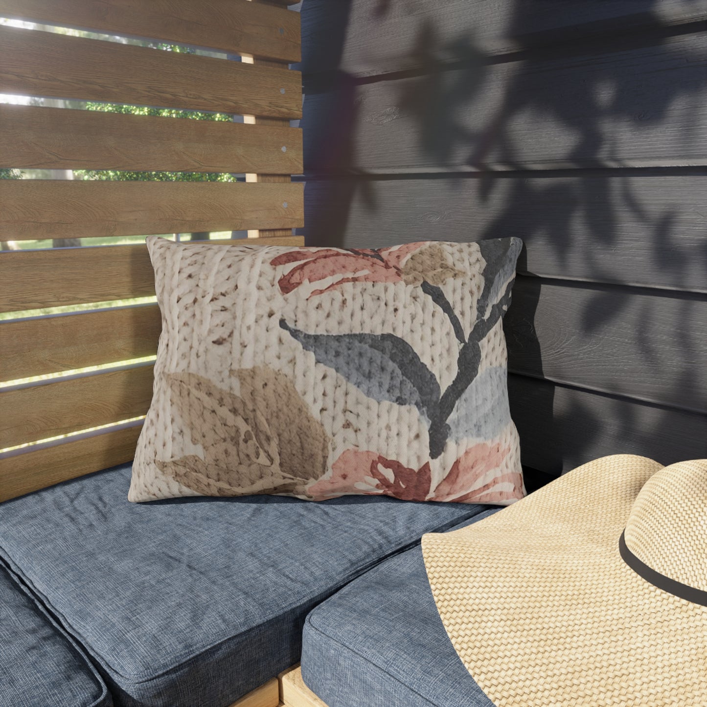 Cottage Rose Outdoor Pillow
