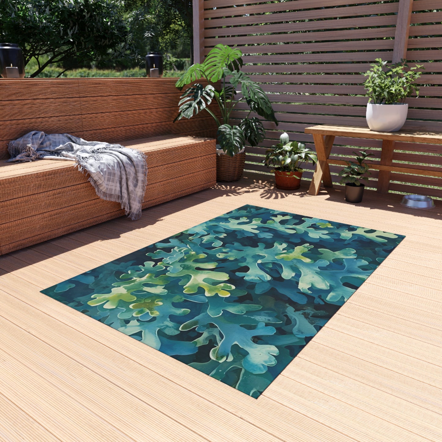 Serene Sea Moss Indoor/Outdoor Rug