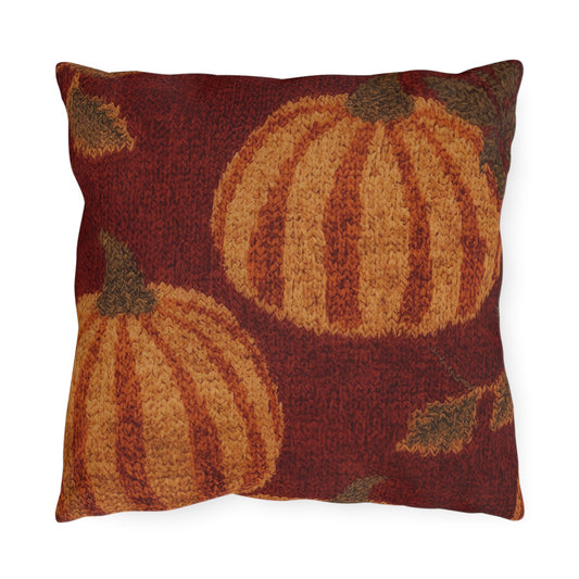 Autumn Pumpkin Outdoor Pillow