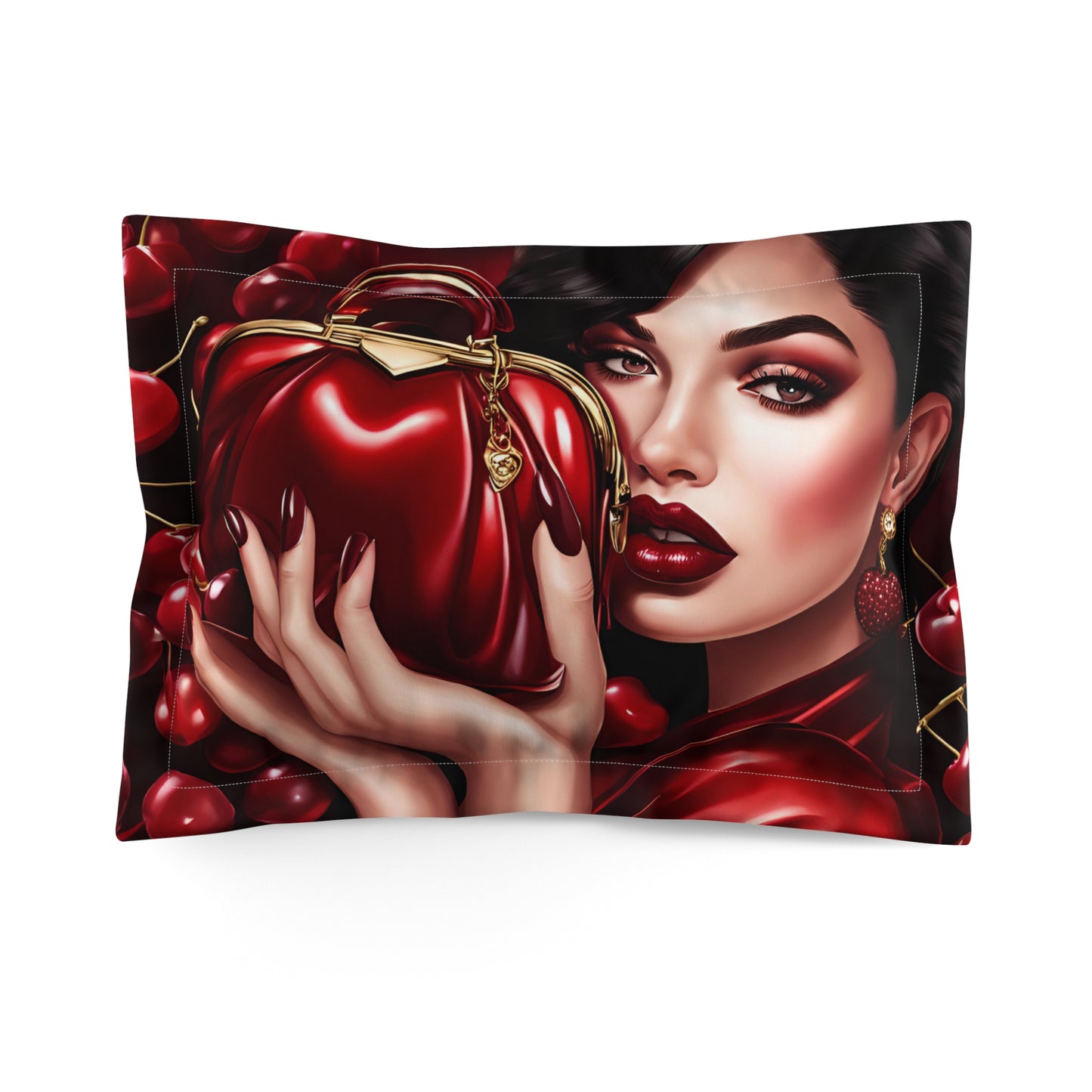 Poison Cherry Microfiber Pillow Sham