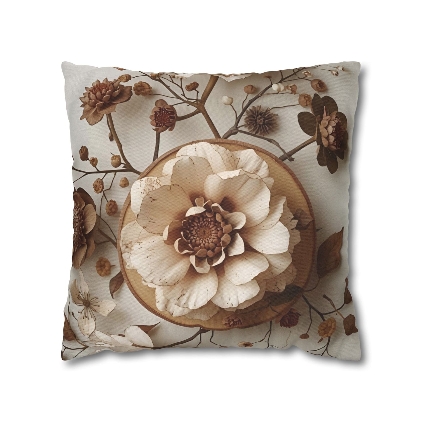 Vintage Floral Pillowcase