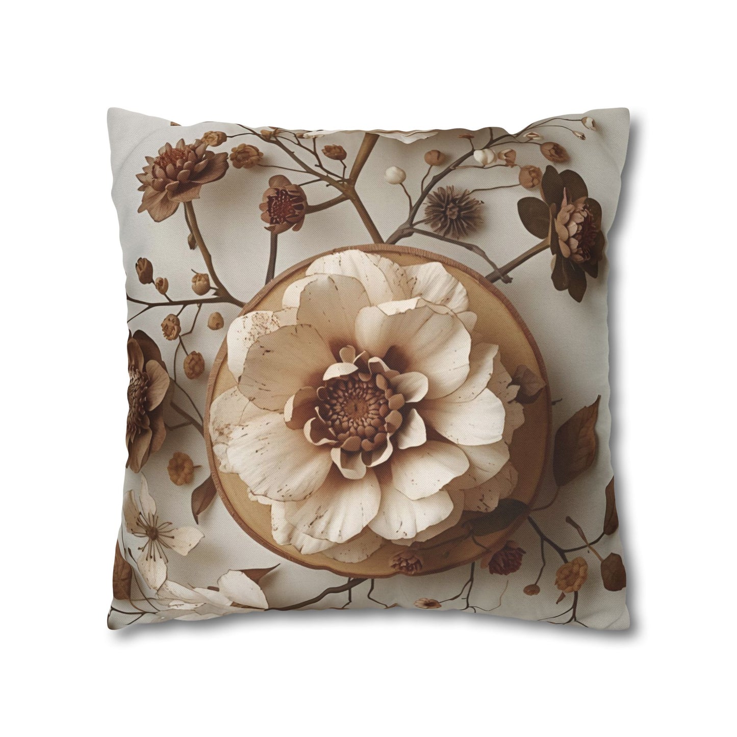 Vintage Floral Pillowcase