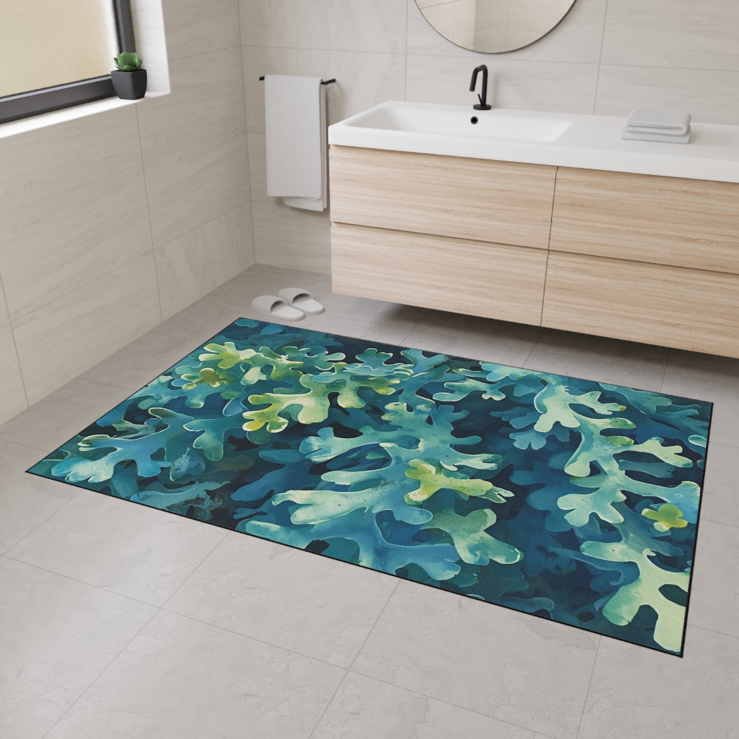Stylish Sea Moss Rug- Heavy Duty
