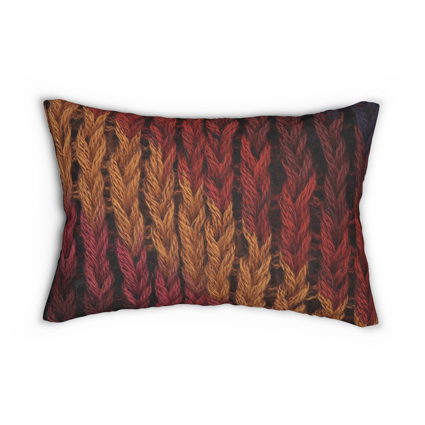 Cozy Knit Lumbar Pillow