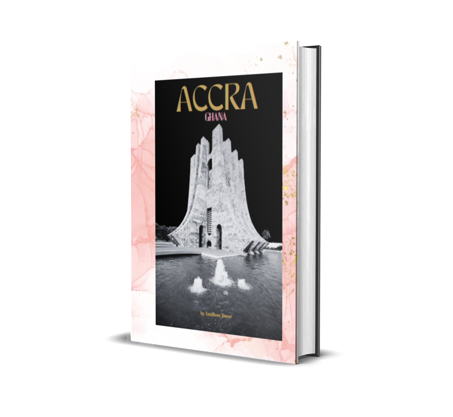 Accra Light Pink Decorative Book-Individual Book-LouRose Decor-LouRose Decor