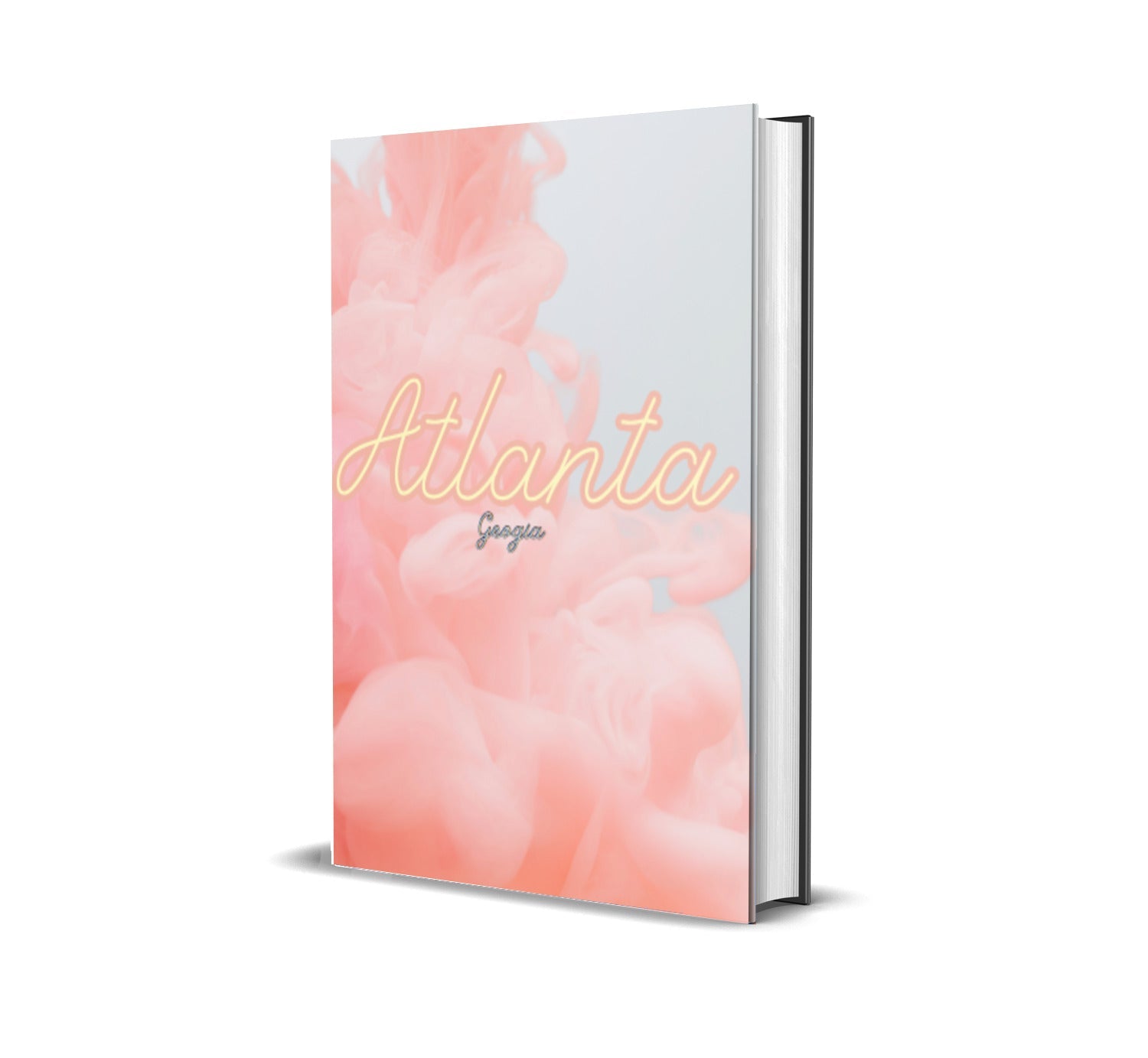 Atlanta Light Pink Clouds Decorative Book-Individual Book-LouRose Decor-LouRose Decor