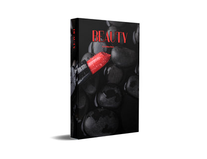 Beauty Black and Red Makeup Decorative Book-Individual Book-LouRose Decor-LouRose Decor