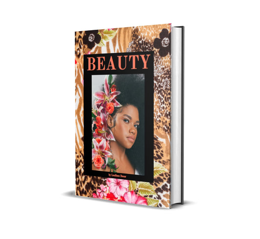 Beauty Brown and Pink Decorative Book-LouRose Decor-LouRose Decor