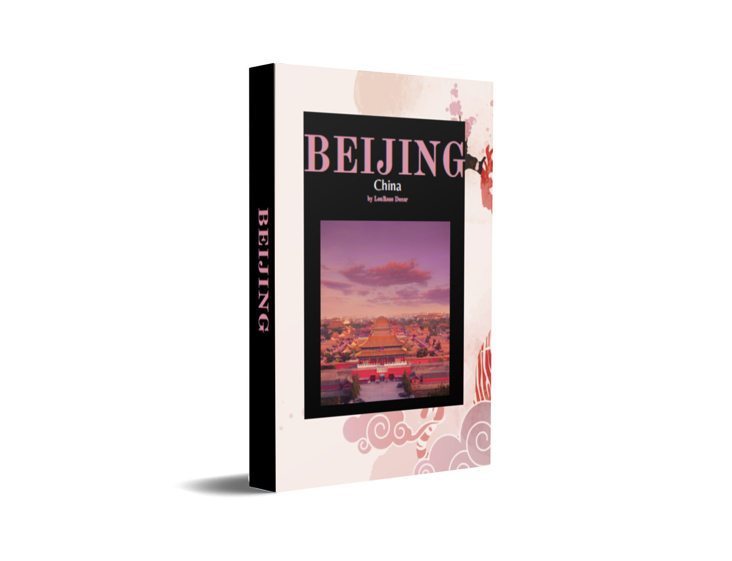 Beijing Seoul Tokyo Pink Travel Decorative Books-LouRose Decor-LouRose Decor