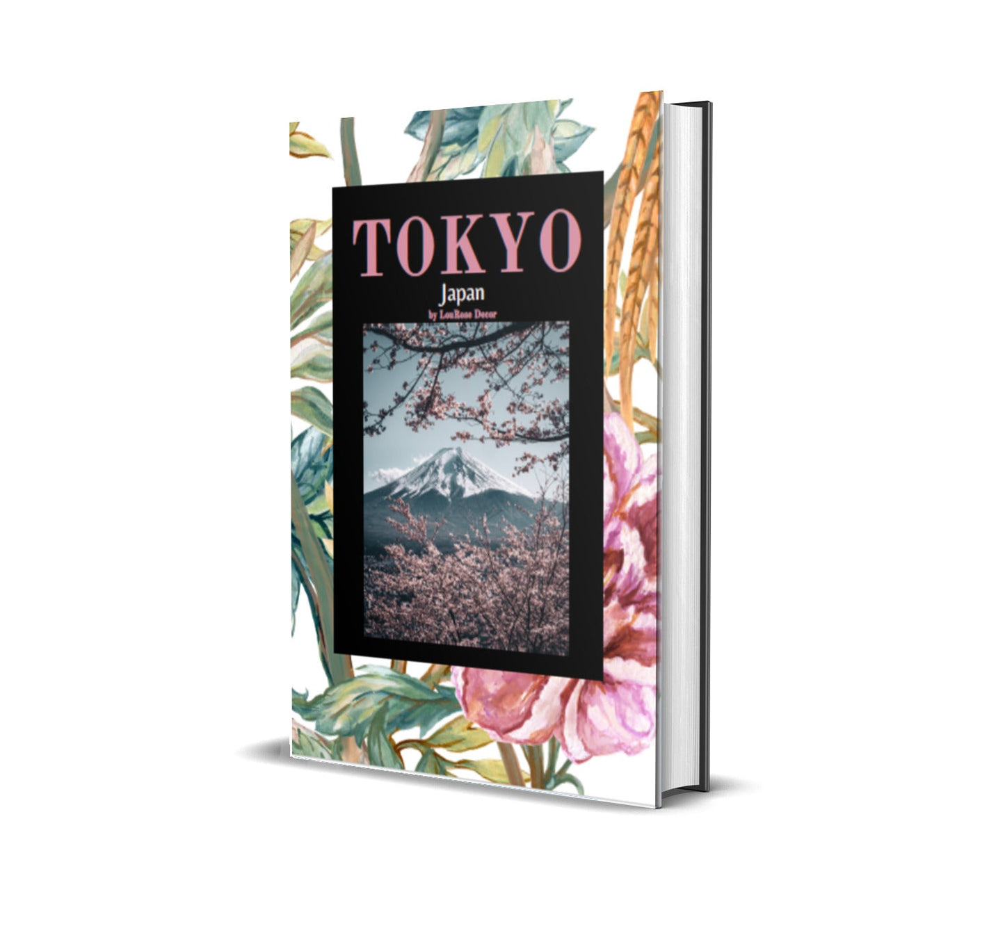 Beijing Seoul Tokyo Pink Travel Decorative Books-LouRose Decor-LouRose Decor