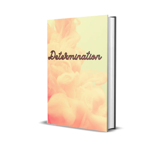 Determination Light Pink Clouds Decorative Books-Individual Book-LouRose Decor-LouRose Decor