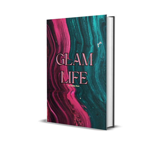 Glam Life Burgundy and Emerald Decorative Book-Individual Book-LouRose Decor-LouRose Decor