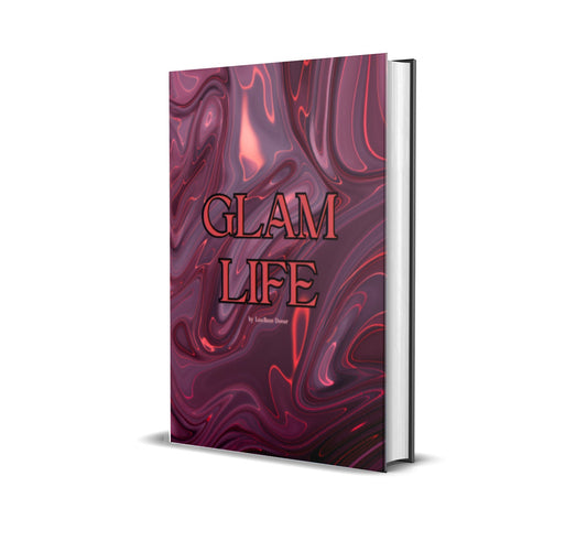 Glam Life Purple Decorative Book-Individual Book-LouRose Decor-LouRose Decor