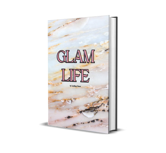 Glam Life White and Light Pink Decorative Book-Individual Book-LouRose Decor-LouRose Decor