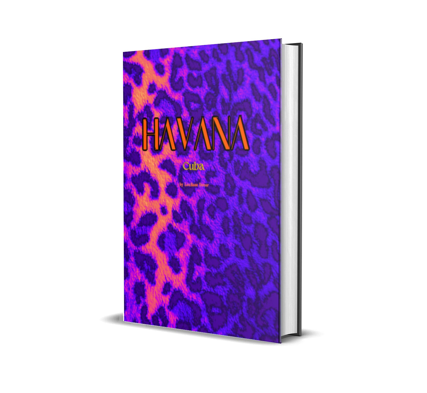 Havana Orange and Purple Decorative Book-Individual Book-LouRose Decor-LouRose Decor