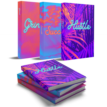 Hustle Success Grind Decorative Books Set-Book Sets-LouRose Decor-LouRose Decor