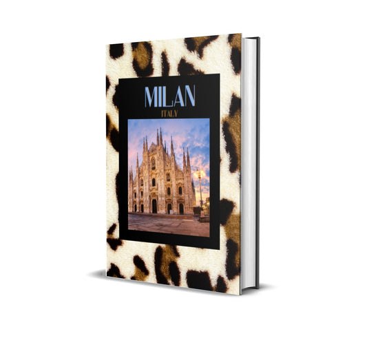 Milan Cheetah Print Decorative Book-Individual Book-LouRose Decor-LouRose Decor