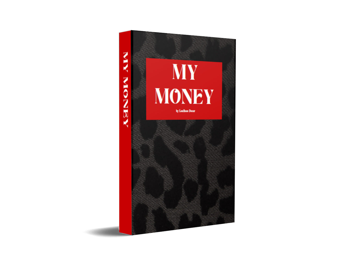 My Money Red Decorative Book-Individual Book-LouRose Decor-LouRose Decor