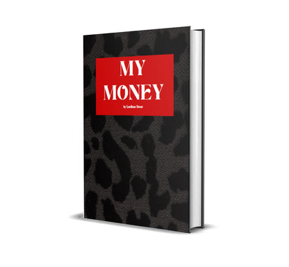 My Money Red Decorative Book-Individual Book-LouRose Decor-LouRose Decor