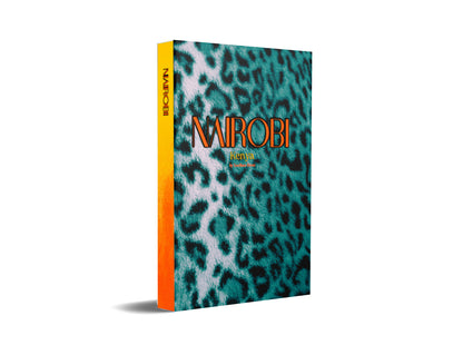 Nairobi Blue and Orange Decorative Books-Individual Book-LouRose Decor-LouRose Decor