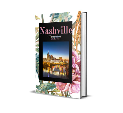 Nashville Flowers Decorative Book-Individual Book-LouRose Decor-LouRose Decor