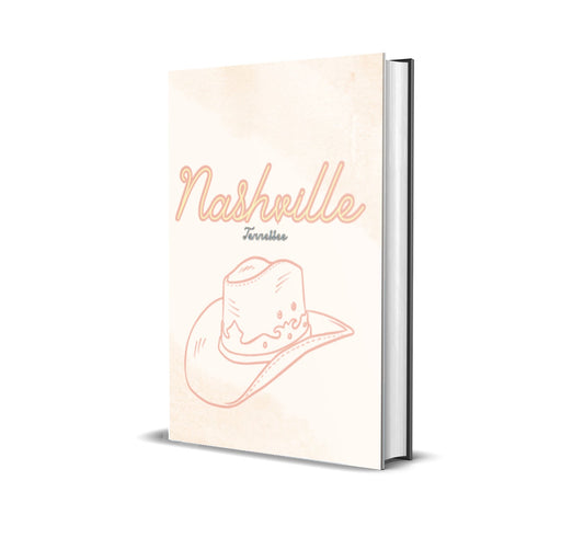 Nashville Light Pink Decorative Book-Individual Book-LouRose Decor-LouRose Decor