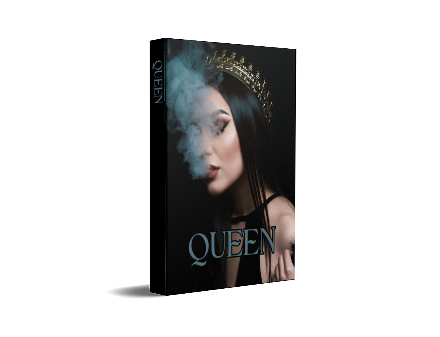 Queen Black Decorative Book-Individual Book-LouRose Decor-LouRose Decor