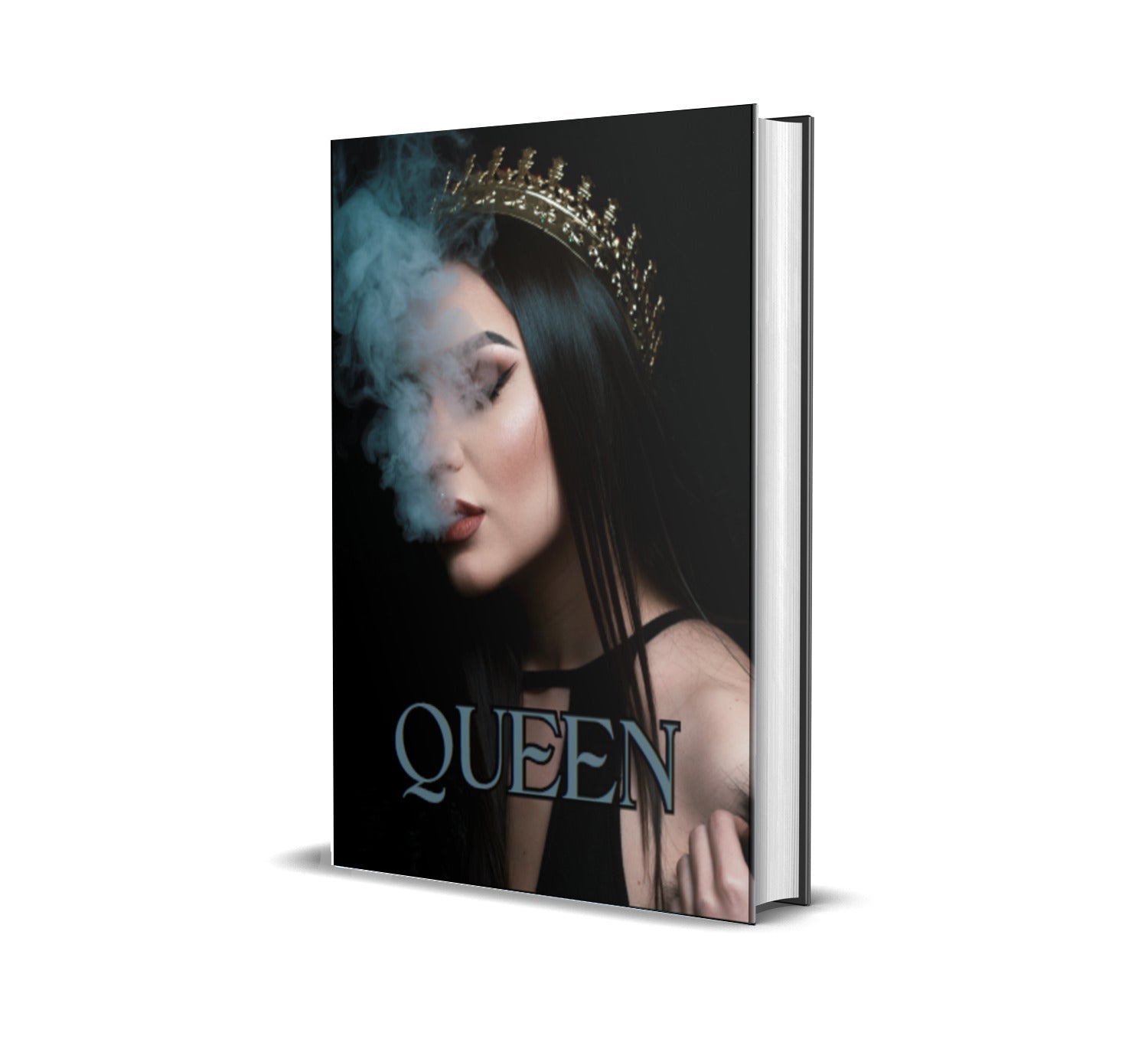 Queen Black Decorative Book-Individual Book-LouRose Decor-LouRose Decor