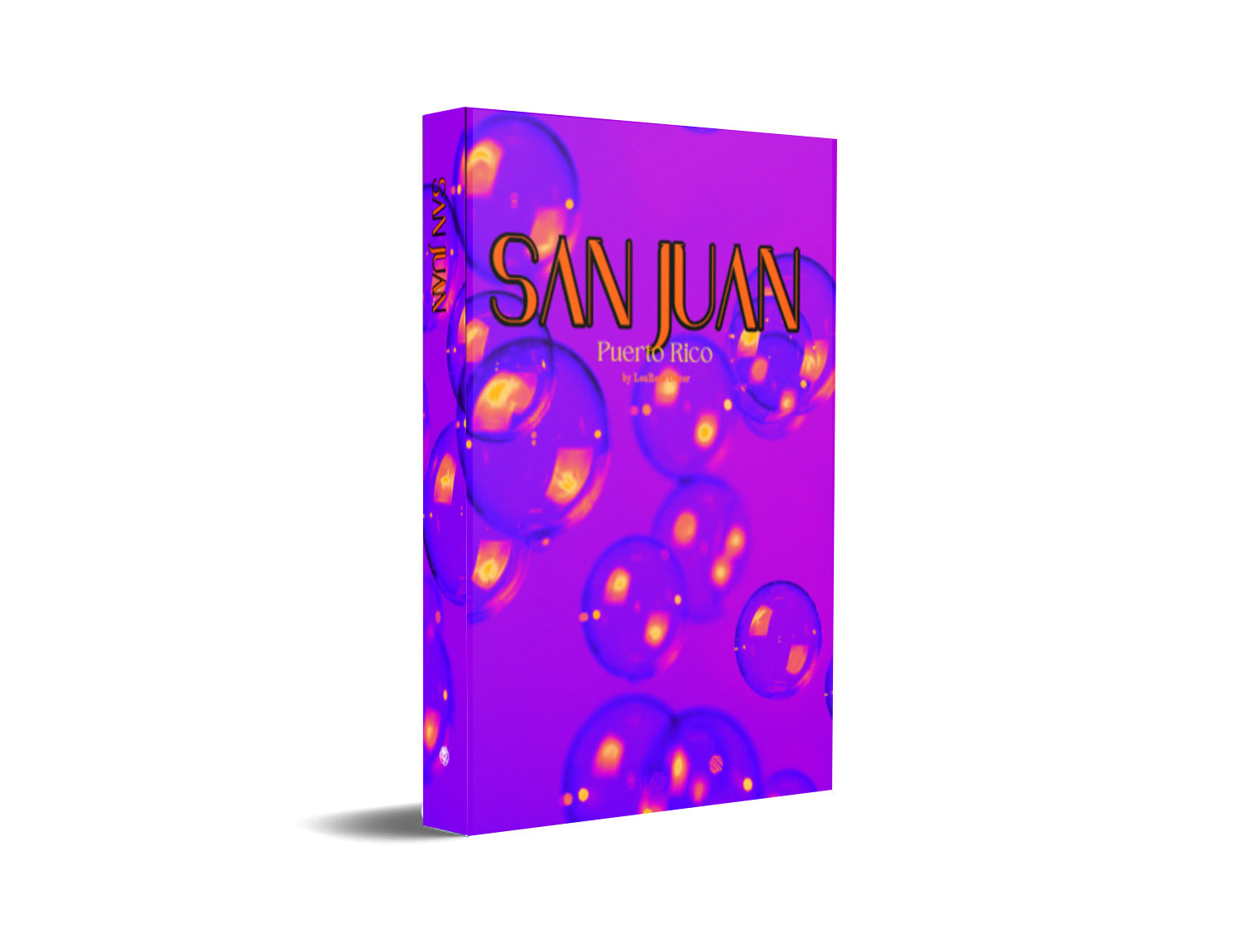 San Juan Purple and Orange Decorative Book-Individual Book-LouRose Decor-LouRose Decor