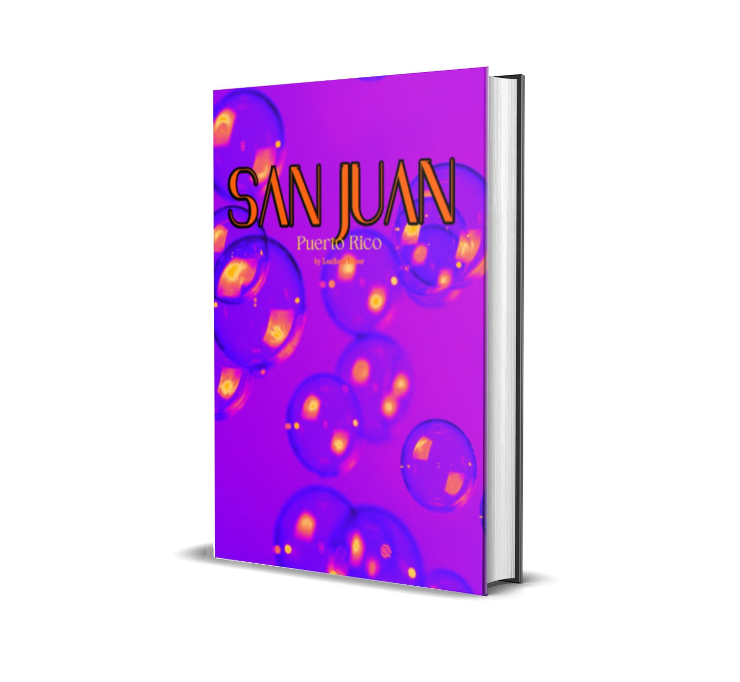 San Juan Purple and Orange Decorative Book-Individual Book-LouRose Decor-LouRose Decor