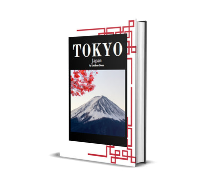 Seoul Tokyo Beauty Red Decorative Book Sets-Book Sets-LouRose Decor-LouRose Decor