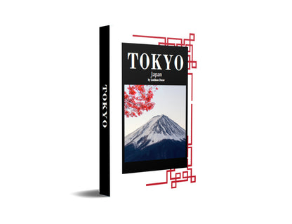 Tokyo Red Decorative Book-Individual Book-LouRose Decor-LouRose Decor