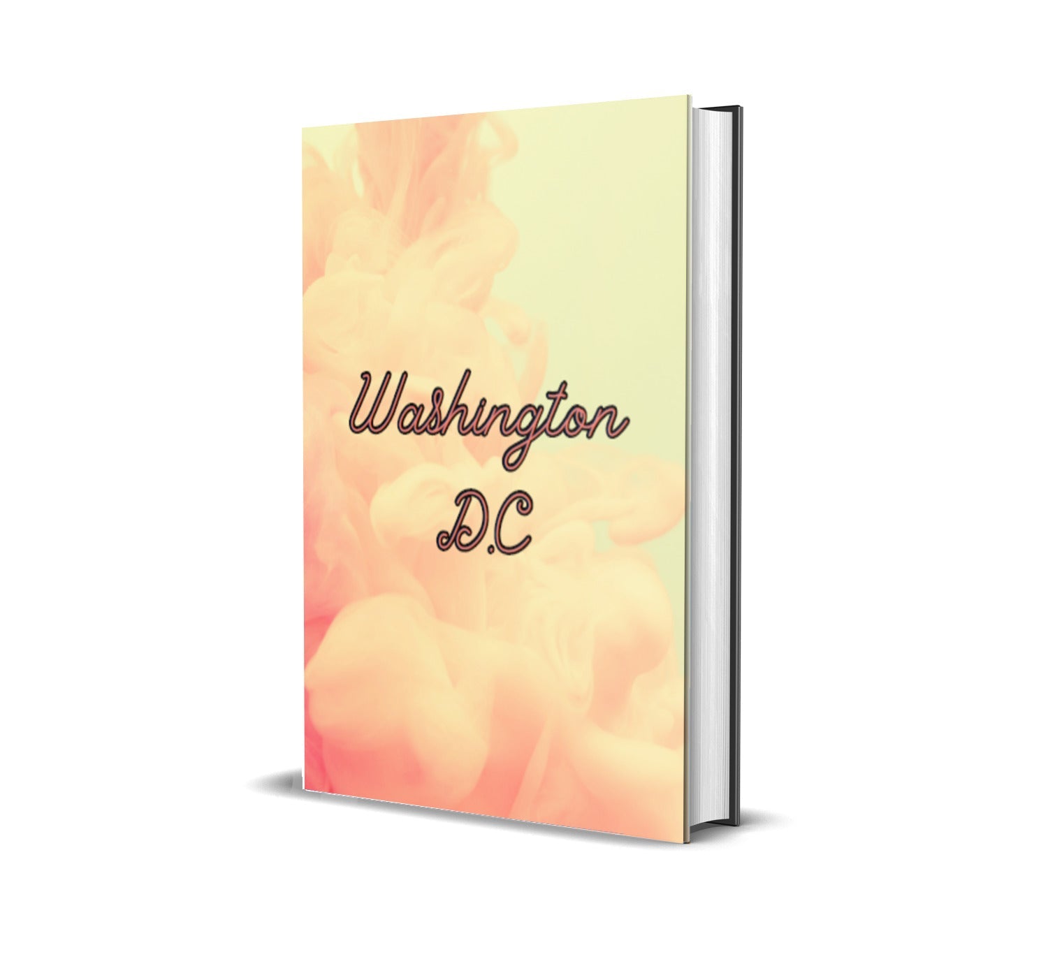 Washington DC Light Pink Clouds Decorative Book-Individual Book-LouRose Decor-LouRose Decor